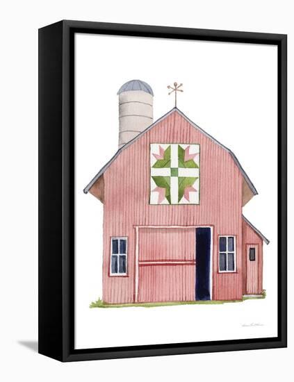 Life on the Farm Barn Element I-Kathleen Parr McKenna-Framed Stretched Canvas