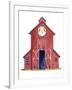 Life on the Farm Barn Element II-Kathleen Parr McKenna-Framed Art Print