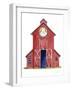 Life on the Farm Barn Element II-Kathleen Parr McKenna-Framed Art Print