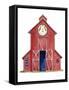 Life on the Farm Barn Element II-Kathleen Parr McKenna-Framed Stretched Canvas