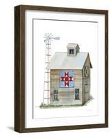 Life on the Farm Barn Element III-Kathleen Parr McKenna-Framed Art Print