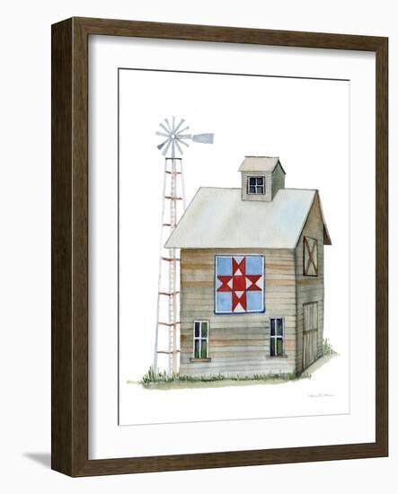 Life on the Farm Barn Element III-Kathleen Parr McKenna-Framed Art Print