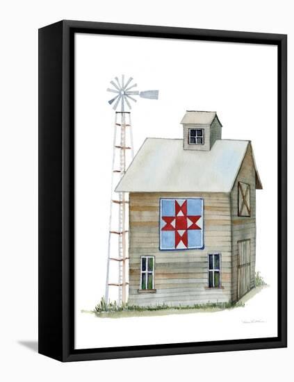 Life on the Farm Barn Element III-Kathleen Parr McKenna-Framed Stretched Canvas