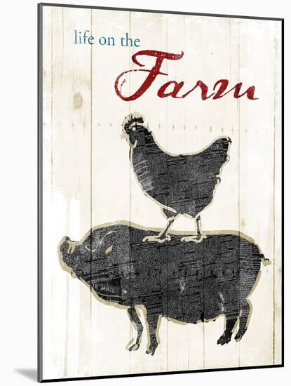 Life On The Farm-OnRei-Mounted Art Print