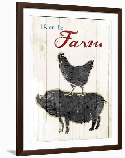 Life On The Farm-OnRei-Framed Art Print