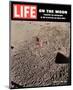 LIFE On the Moon-Footprints-null-Mounted Art Print