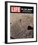 LIFE On the Moon-Footprints-null-Framed Art Print