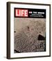 LIFE On the Moon-Footprints-null-Framed Art Print