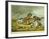 Life on the Prairie, the Trappers Defense, Fire Fight Fire, 1862-Mary Cassatt-Framed Giclee Print