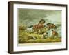 Life on the Prairie, the Trappers Defense, Fire Fight Fire, 1862-Mary Cassatt-Framed Giclee Print