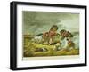 Life on the Prairie, the Trappers Defense, Fire Fight Fire, 1862-Mary Cassatt-Framed Giclee Print