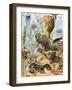 Life on the Sea Floor, Including Crustaceans and Molluscs-null-Framed Giclee Print