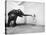 Life Photographer Arthur Schatz with Elephant While Shooting Story on the Franklin Park Zoo-Arthur Schatz-Stretched Canvas