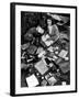 Life Photographer Margret Bourke-White Sitting Amidst Contents of Opened Suitcase-Alfred Eisenstaedt-Framed Premium Photographic Print