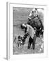 Life Photographer Vernon Merritt at Work on an Apache Indian Reservation-Vernon Merritt III-Framed Premium Photographic Print