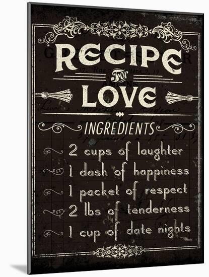 Life Recipes I-Jess Aiken-Mounted Art Print