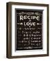 Life Recipes I-Jess Aiken-Framed Art Print