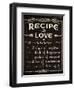 Life Recipes I-Jess Aiken-Framed Art Print