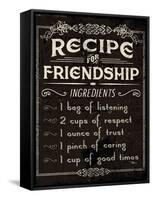 Life Recipes III-Jess Aiken-Framed Stretched Canvas