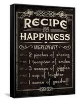 Life Recipes IV-Jess Aiken-Framed Stretched Canvas