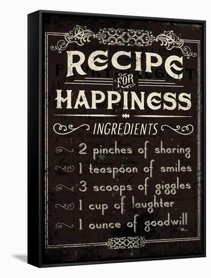 Life Recipes IV-Jess Aiken-Framed Stretched Canvas