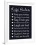 Life Rules-Lauren Gibbons-Framed Art Print