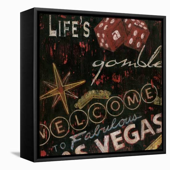 Life's a Gamble-Janet Tava-Framed Stretched Canvas