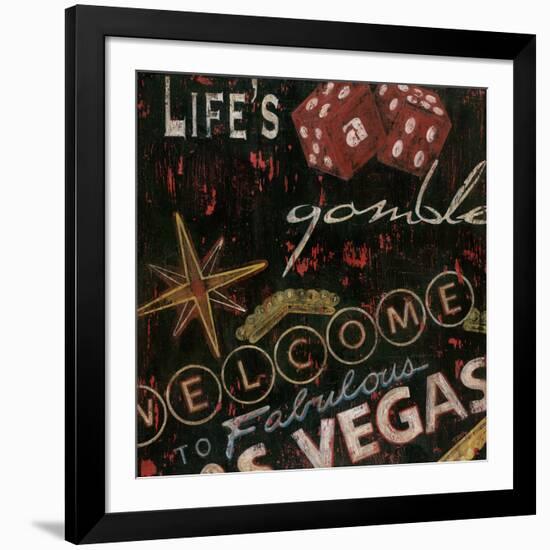 Life's a Gamble-Janet Tava-Framed Art Print