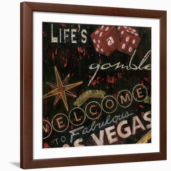 Life's a Gamble-Janet Tava-Framed Art Print