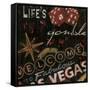 Life's a Gamble-Janet Tava-Framed Stretched Canvas