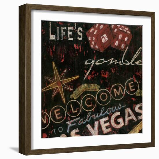 Life's a Gamble-Janet Tava-Framed Art Print