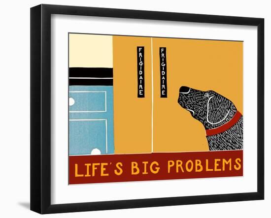 Life'S Big Problems Banner-Stephen Huneck-Framed Giclee Print