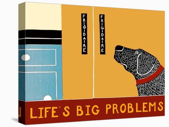 Life'S Big Problems Banner-Stephen Huneck-Stretched Canvas