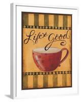 Life's Good-Pamela Desgrosellier-Framed Art Print