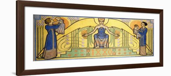 Life's Guardian-Jan Theodore Toorop-Framed Giclee Print