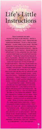 'Life's Little Instructions' Prints | AllPosters.com