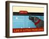 Life'S Little Problems Banner-Stephen Huneck-Framed Giclee Print