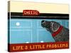 Life'S Little Problems Banner-Stephen Huneck-Stretched Canvas