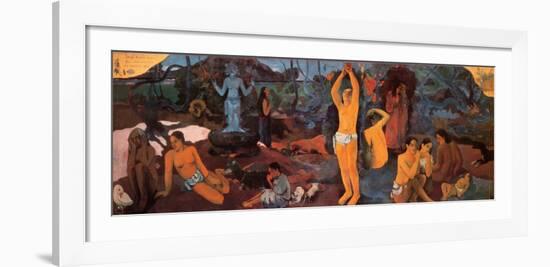 Life's Questions-Paul Gauguin-Framed Art Print