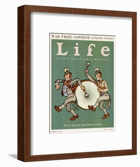 Life, Saint Patrick's Day 1924-null-Framed Art Print