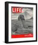 LIFE - Sand-bagged Sphinx 1942-null-Framed Art Print