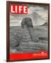 LIFE - Sand-bagged Sphinx 1942-null-Framed Art Print