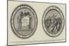 Life-Saving Medal Presented by the United States Government to the Men of the Royal National Lifebo-null-Mounted Giclee Print