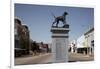 Life-Size Bronze Statue Of An English Pointer, Union Springs, Alabama-Carol Highsmith-Framed Art Print