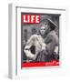 LIFE Soldier's Farewell 1943-null-Framed Art Print