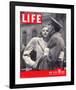 LIFE Soldier's Farewell 1943-null-Framed Art Print