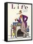 Life, Souvenir D'Amour 1924-Rea Irvin-Framed Stretched Canvas