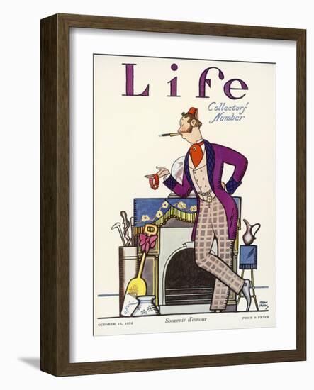 Life, Souvenir D'Amour 1924-Rea Irvin-Framed Art Print