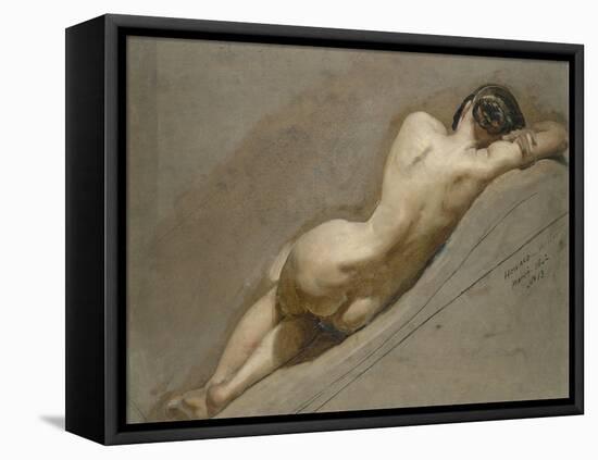 Life Study of the Female Figure-William Edward Frost-Framed Stretched Canvas