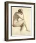 Life Study (Pastel and Pencil on Paper)-William Mulready-Framed Giclee Print